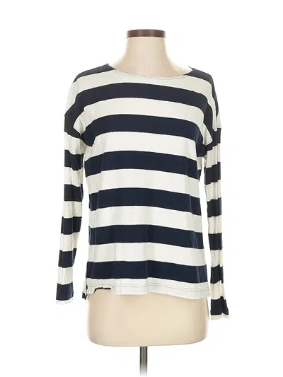 Pre-owned Jcrew Long Sleeve T-shirt In Blue