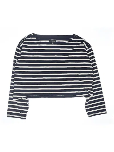 Pre-owned Jcrew Kids' Long Sleeve T-shirt In Blue