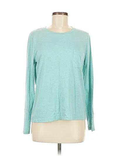 Pre-owned Jcrew Long Sleeve T-shirt In Blue