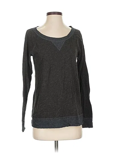 Pre-owned Jcrew Long Sleeve T-shirt In Gray