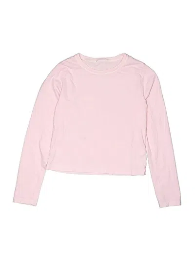 Pre-owned Jcrew Kids' Long Sleeve T-shirt In Pink