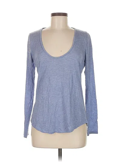 Pre-owned Jcrew Long Sleeve T-shirt In Purple