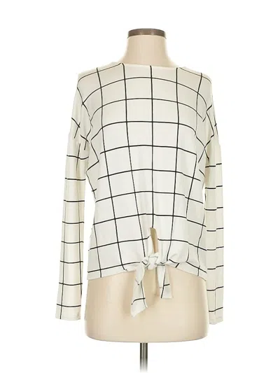 Pre-owned Jcrew Long Sleeve T-shirt In White