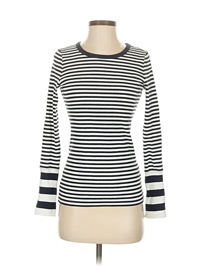 Pre-owned Jcrew Long Sleeve T-shirt In White