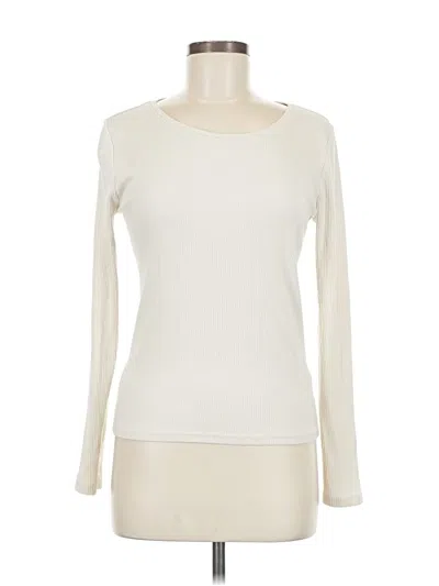 Pre-owned Jcrew Long Sleeve T-shirt In White