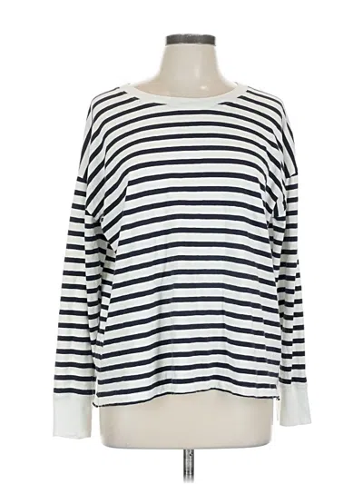 Pre-owned Jcrew Long Sleeve T-shirt In White
