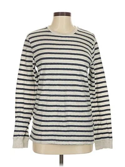 Pre-owned Jcrew Long Sleeve T-shirt In White