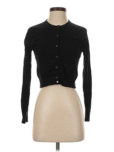 Pre-owned Jcrew Long Sleeve Top Black Mock Neckline Tops