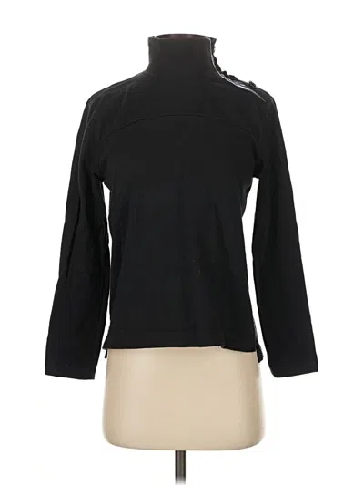 Pre-owned Jcrew Long Sleeve Top Black Turtleneck Tops