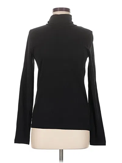 Pre-owned Jcrew Long Sleeve Top Black Turtleneck Tops