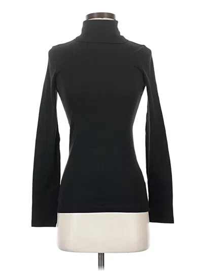Pre-owned Jcrew Long Sleeve Top Black Turtleneck Tops