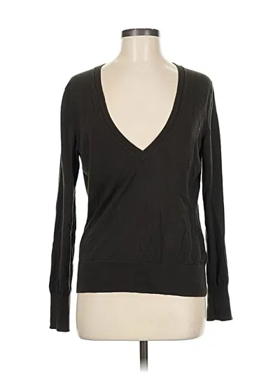 Pre-owned Jcrew Long Sleeve Top Blue V Neck Tops