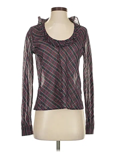 Pre-owned Jcrew Long Sleeve Top Gray Cowl Neck Tops