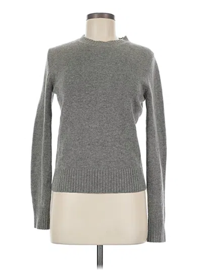 Pre-owned Jcrew Long Sleeve Top Gray Turtleneck Tops