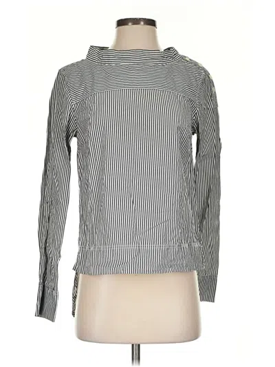 Pre-owned Jcrew Long Sleeve Top Gray Turtleneck Tops