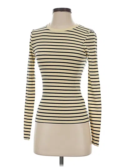 Pre-owned Jcrew Long Sleeve Top Ivory Turtleneck Tops In White