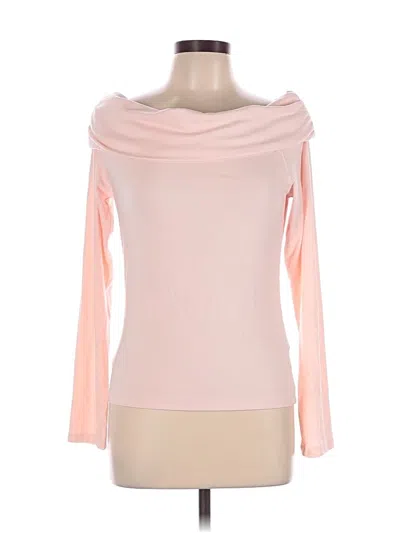 Jcrew Long Sleeve Top Pink Cowl Neck Tops