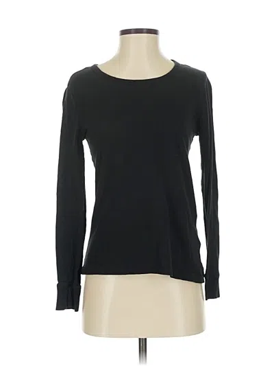 Pre-owned Jcrew Long Sleeve T-shirt In Black