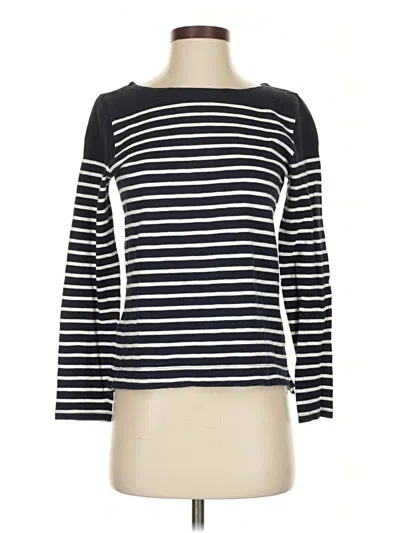 Pre-owned Jcrew Long Sleeve T-shirt In Black