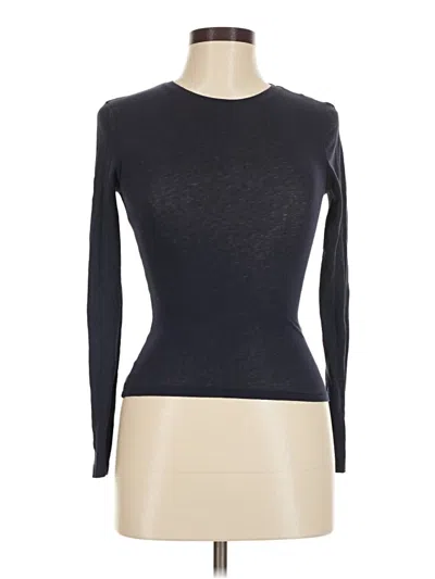 Pre-owned Jcrew Long Sleeve T-shirt In Black