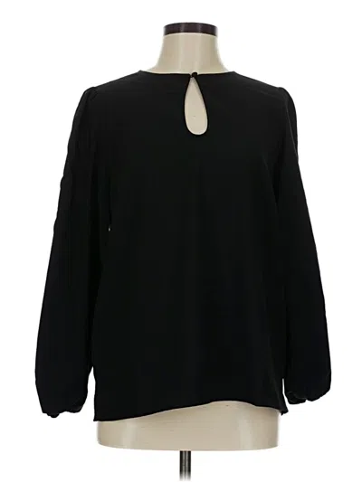 Pre-owned Jcrew Long Sleeve T-shirt In Black