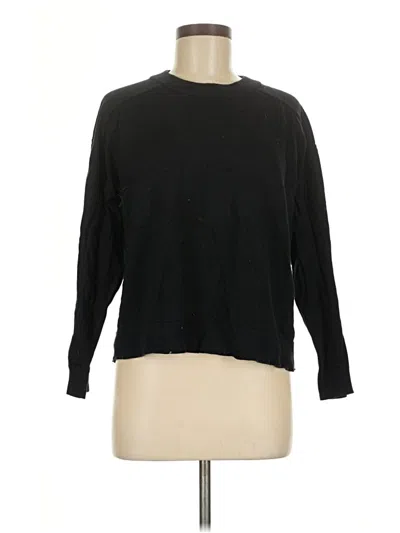 Pre-owned Jcrew Long Sleeve T-shirt In Black
