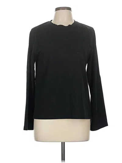Pre-owned Jcrew Long Sleeve T-shirt In Black