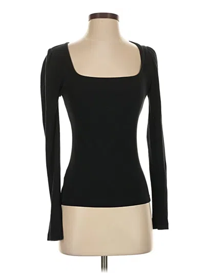 Pre-owned Jcrew Long Sleeve T-shirt In Black