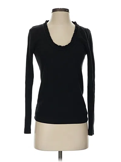 Pre-owned Jcrew Long Sleeve T-shirt In Black