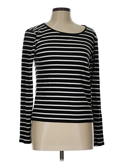 Pre-owned Jcrew Long Sleeve T-shirt In Black