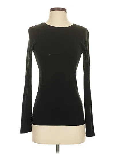 Pre-owned Jcrew Long Sleeve T-shirt In Black