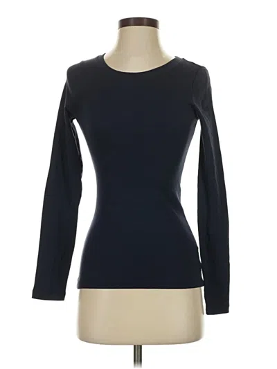 Pre-owned Jcrew Long Sleeve T-shirt In Black