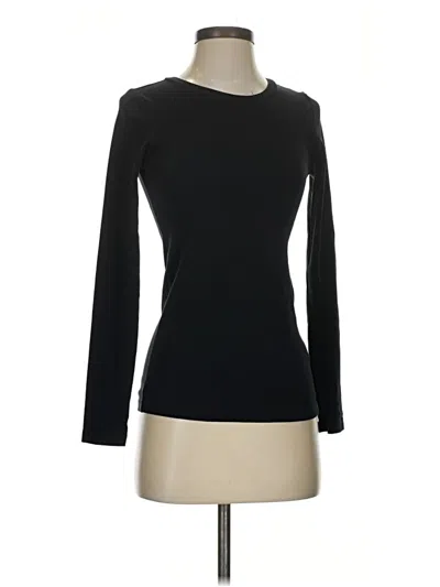 Pre-owned Jcrew Long Sleeve T-shirt In Black