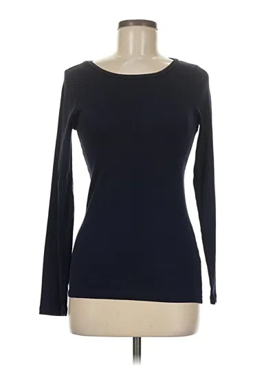Pre-owned Jcrew Long Sleeve T-shirt In Black