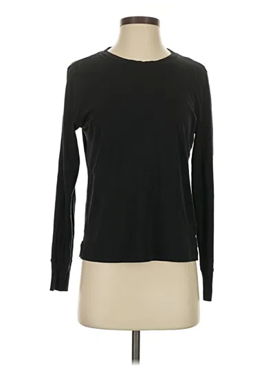 Pre-owned Jcrew Long Sleeve T-shirt In Black