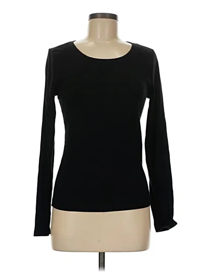 Pre-owned Jcrew Long Sleeve T-shirt In Black
