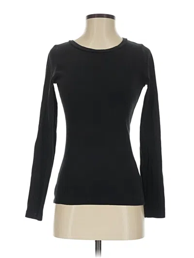 Pre-owned Jcrew Long Sleeve T-shirt In Black