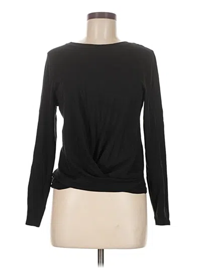 Pre-owned Jcrew Long Sleeve T-shirt In Black
