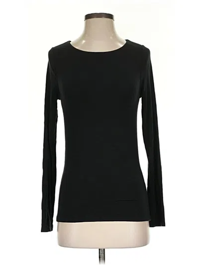 Pre-owned Jcrew Long Sleeve T-shirt In Black