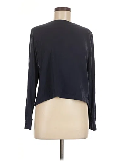 Pre-owned Jcrew Long Sleeve T-shirt In Black