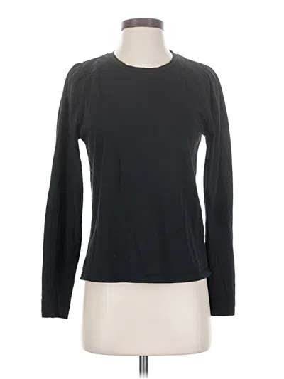 Pre-owned Jcrew Long Sleeve T-shirt In Black