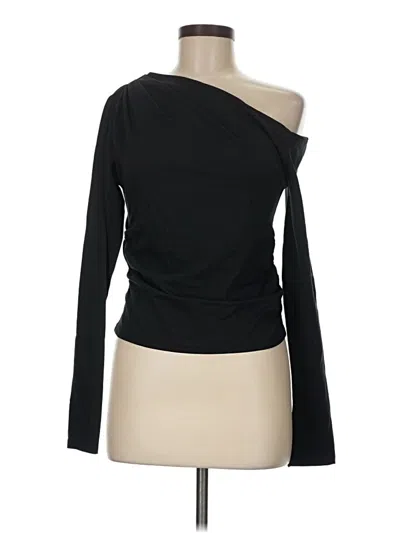 Pre-owned Jcrew Long Sleeve T-shirt In Black