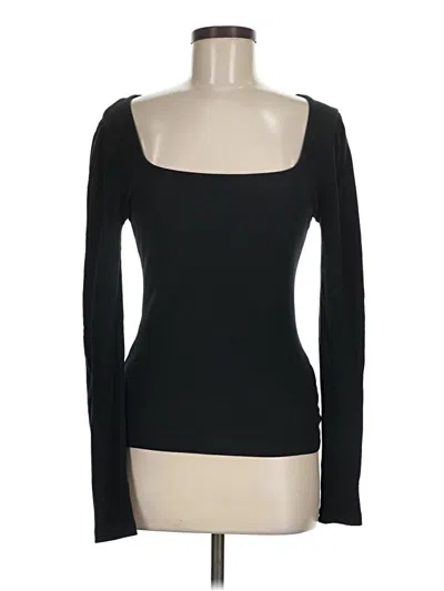 Pre-owned Jcrew Long Sleeve T-shirt In Black