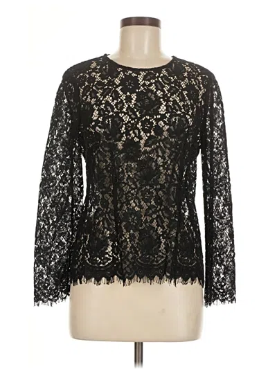 Pre-owned Jcrew Long Sleeve T-shirt In Black