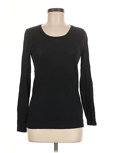 Pre-owned Jcrew Long Sleeve T-shirt In Black