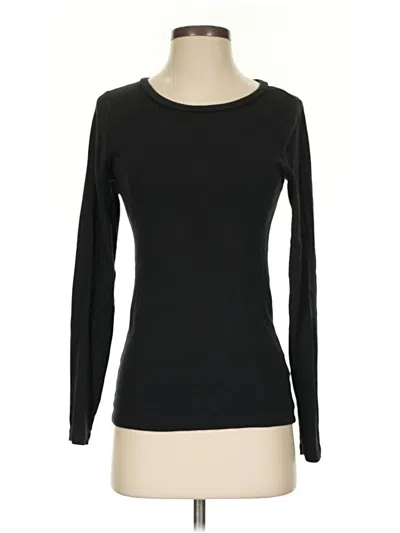 Pre-owned Jcrew Long Sleeve T-shirt In Black