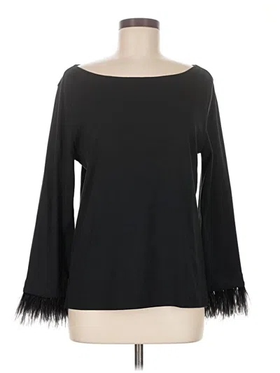 Pre-owned Jcrew Long Sleeve T-shirt In Black