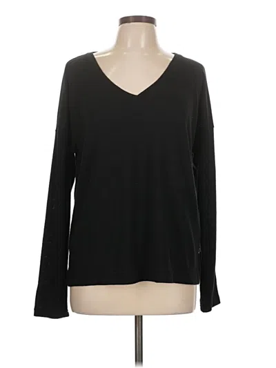 Pre-owned Jcrew Long Sleeve T-shirt In Black