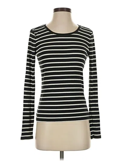 Pre-owned Jcrew Long Sleeve T-shirt In Black