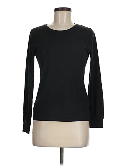 Pre-owned Jcrew Long Sleeve T-shirt In Black